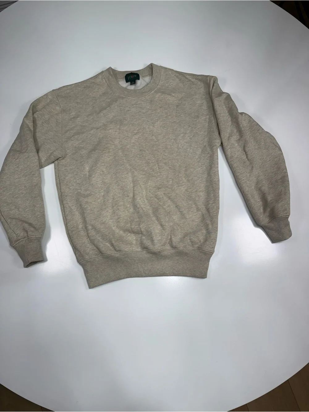 J. Crew Light Beige Crewneck Sweatshirt
